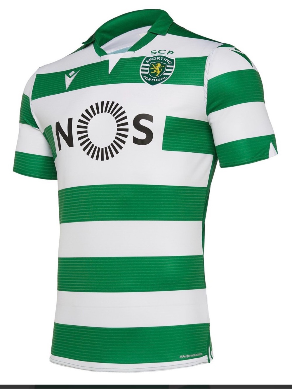 Sporting Clube de Portugal 2019-20 Macron Home Kit Official w Braille Team Name